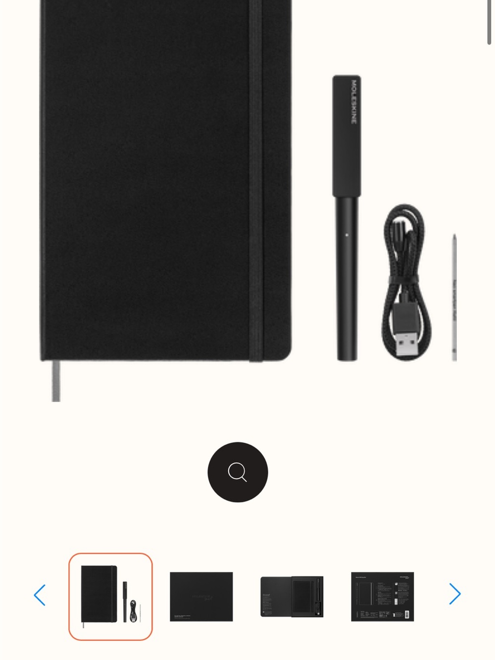 Moleskine White Smart Tools Connected Notebook — Benjamin Moore Edition